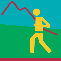Logo projektu Pohár v běhu do vrchu